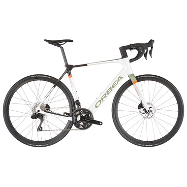 Bicicletta da Corsa Elettrica ORBEA GAIN M30i Shimano 105 Di2 34/50 Bianco/Verde 2023 0
